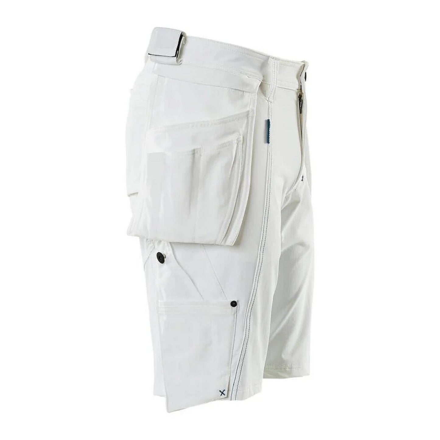 White - Back - Mascot Mens Advanced Holster Pocket Work Shorts