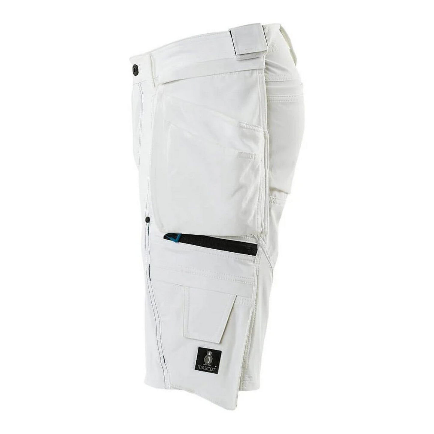 White - Side - Mascot Mens Advanced Holster Pocket Work Shorts