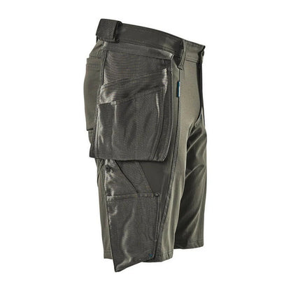 Dark Anthracite - Back - Mascot Mens Advanced Holster Pocket Work Shorts