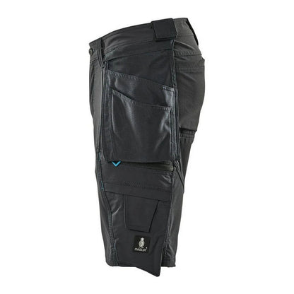 Dark Navy - Side - Mascot Mens Advanced Holster Pocket Work Shorts