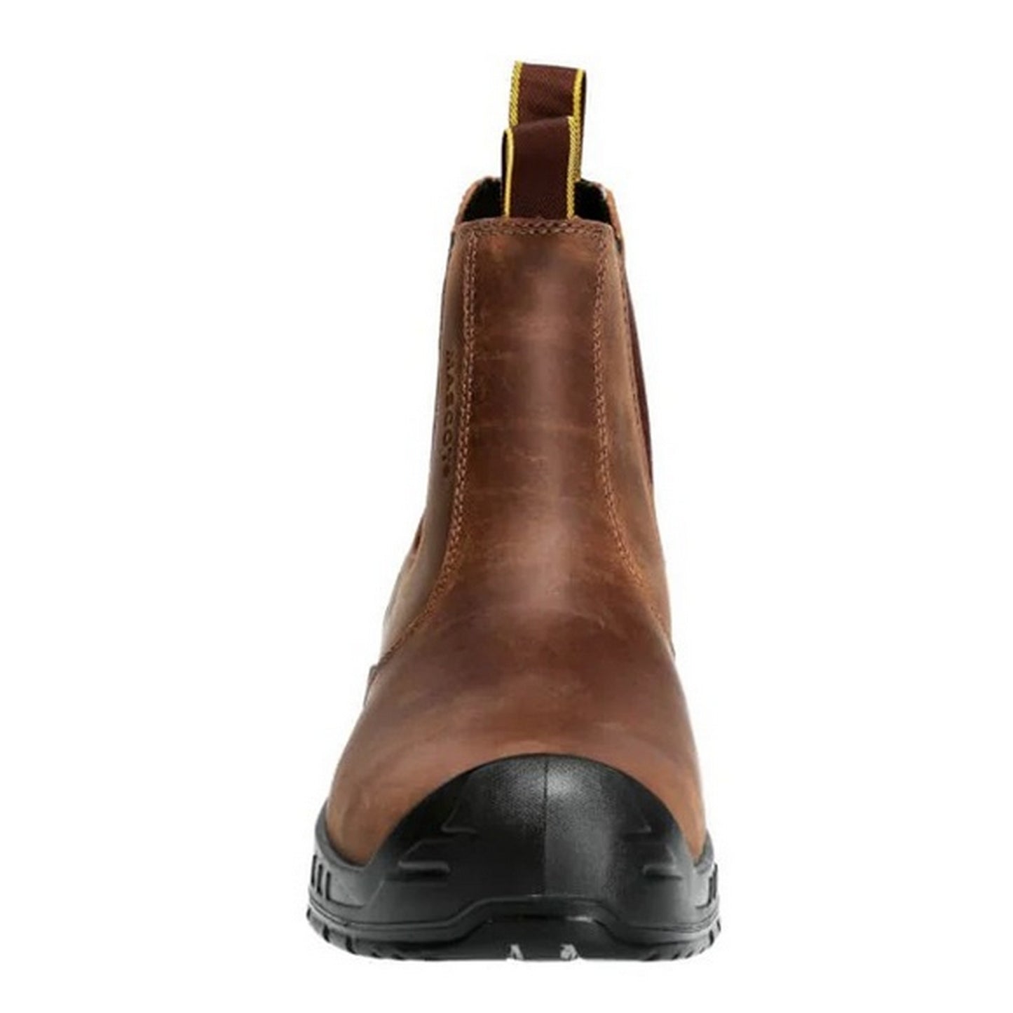 Nut Brown-Black - Side - Mascot Unisex Adult Footwear Originals Leather Safety Boots