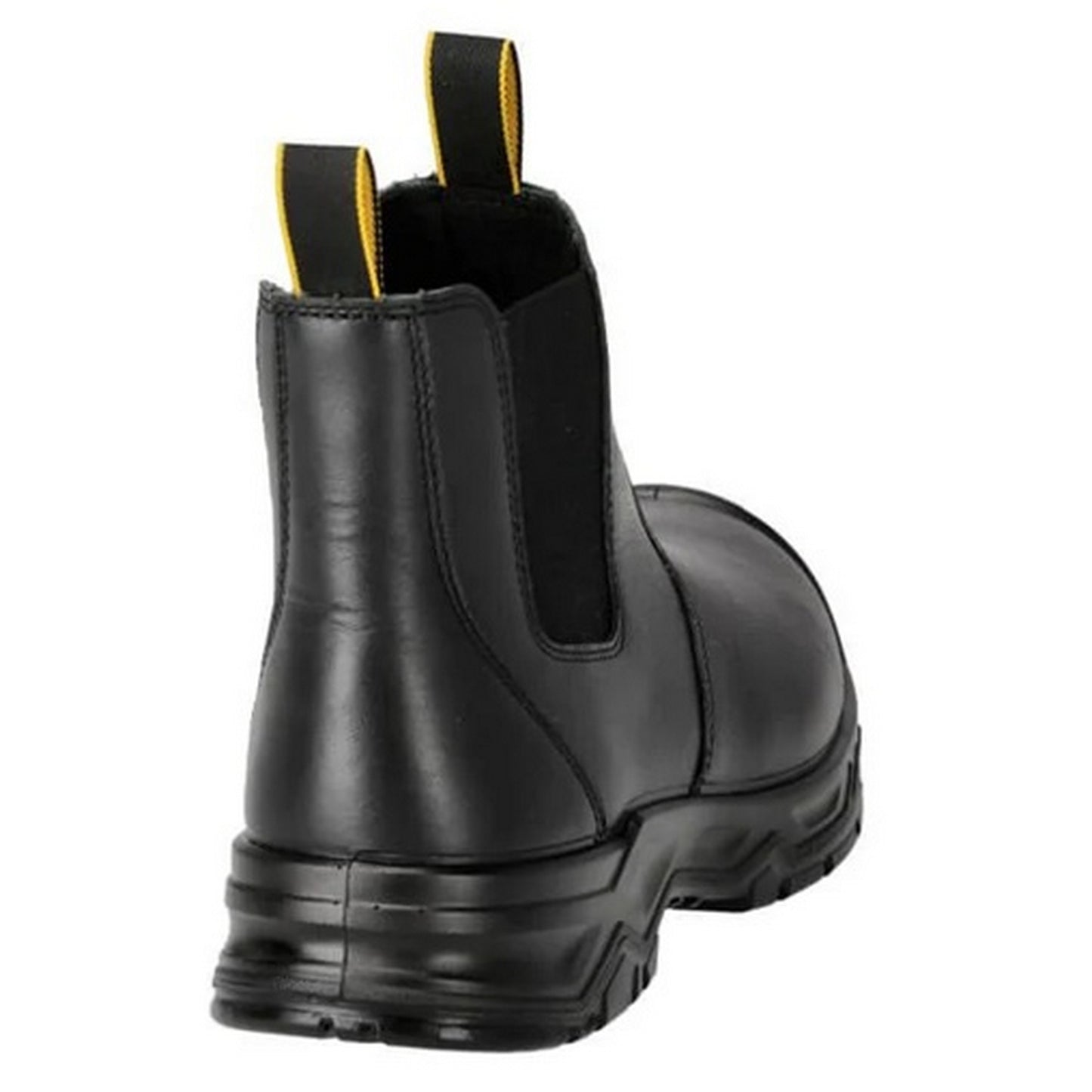 Black - Back - Mascot Unisex Adult Footwear Originals Leather Safety Boots