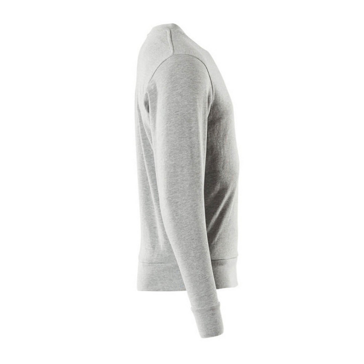 Grey Flecked - Side - Mascot Mens Crossover Modern Sweatshirt
