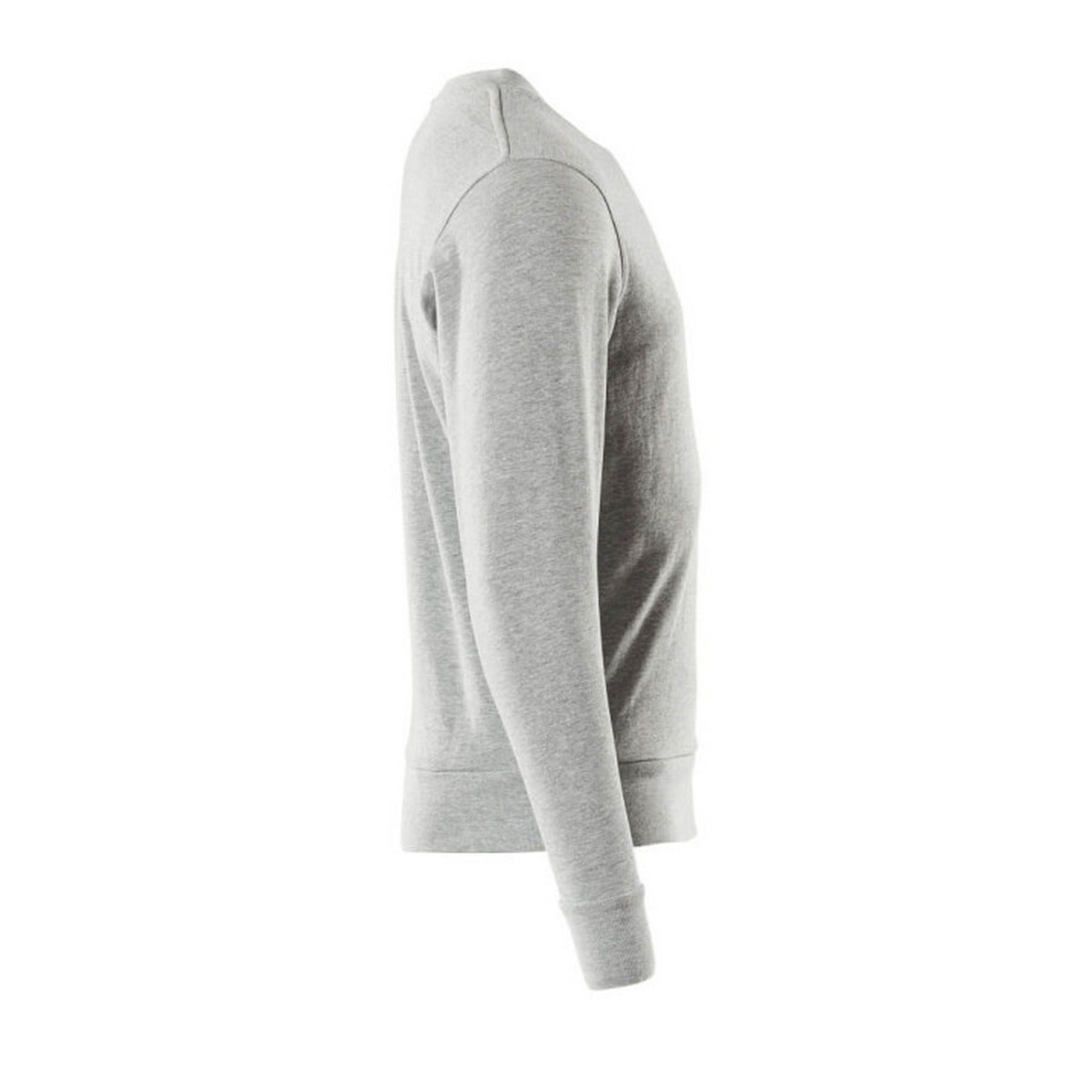 Grey Flecked - Side - Mascot Mens Crossover Modern Sweatshirt