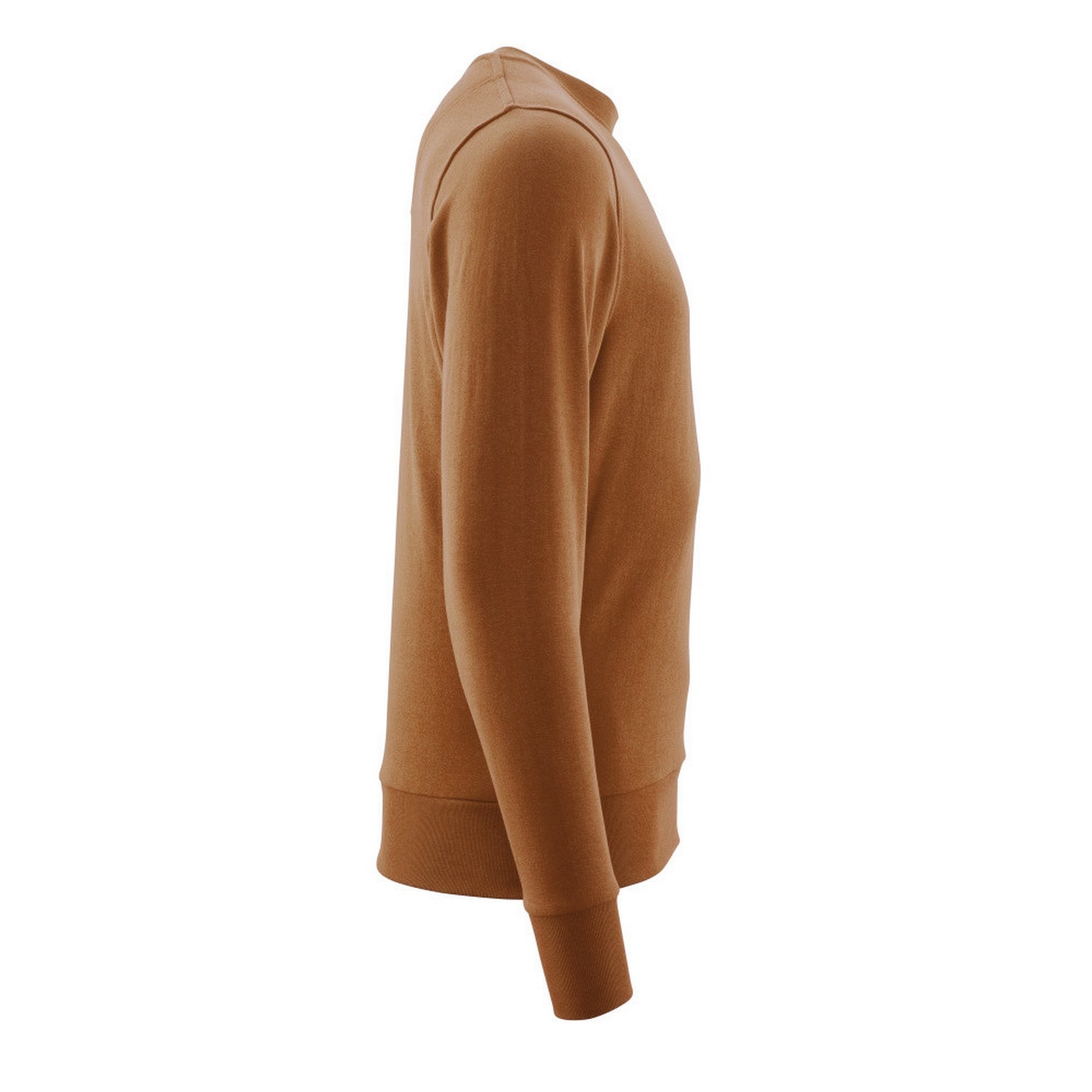 Nut Brown - Side - Mascot Mens Crossover Modern Sweatshirt