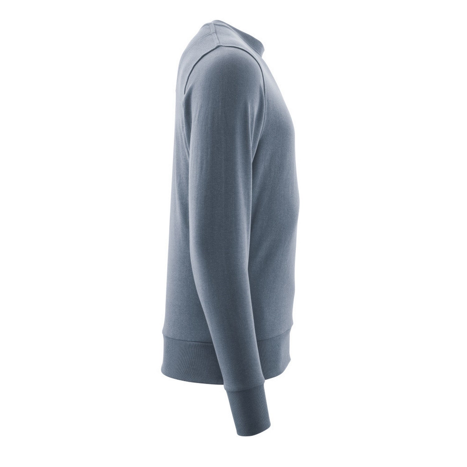 Stone Blue - Side - Mascot Mens Crossover Modern Sweatshirt