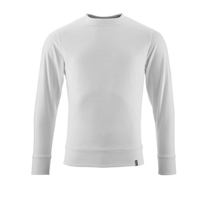 White - Front - Mascot Mens Crossover Modern Sweatshirt
