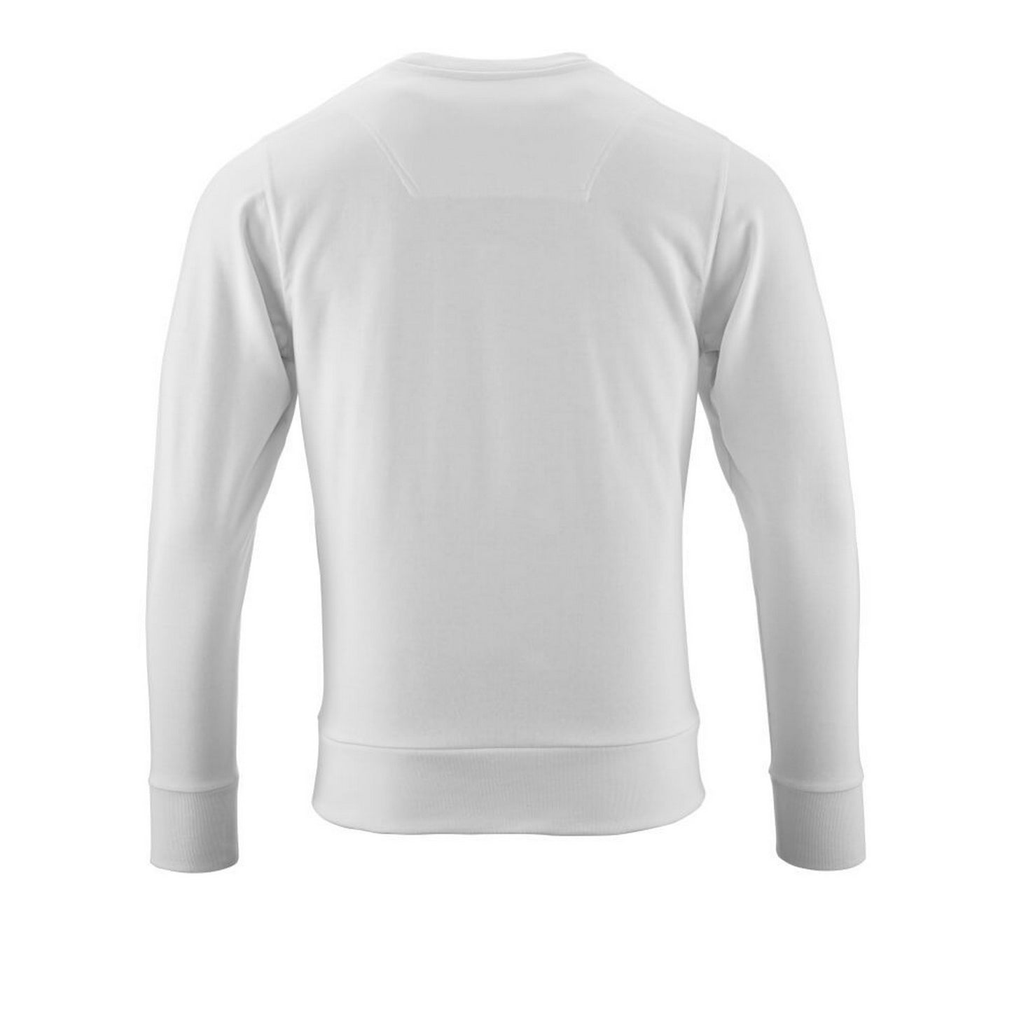 White - Back - Mascot Mens Crossover Modern Sweatshirt