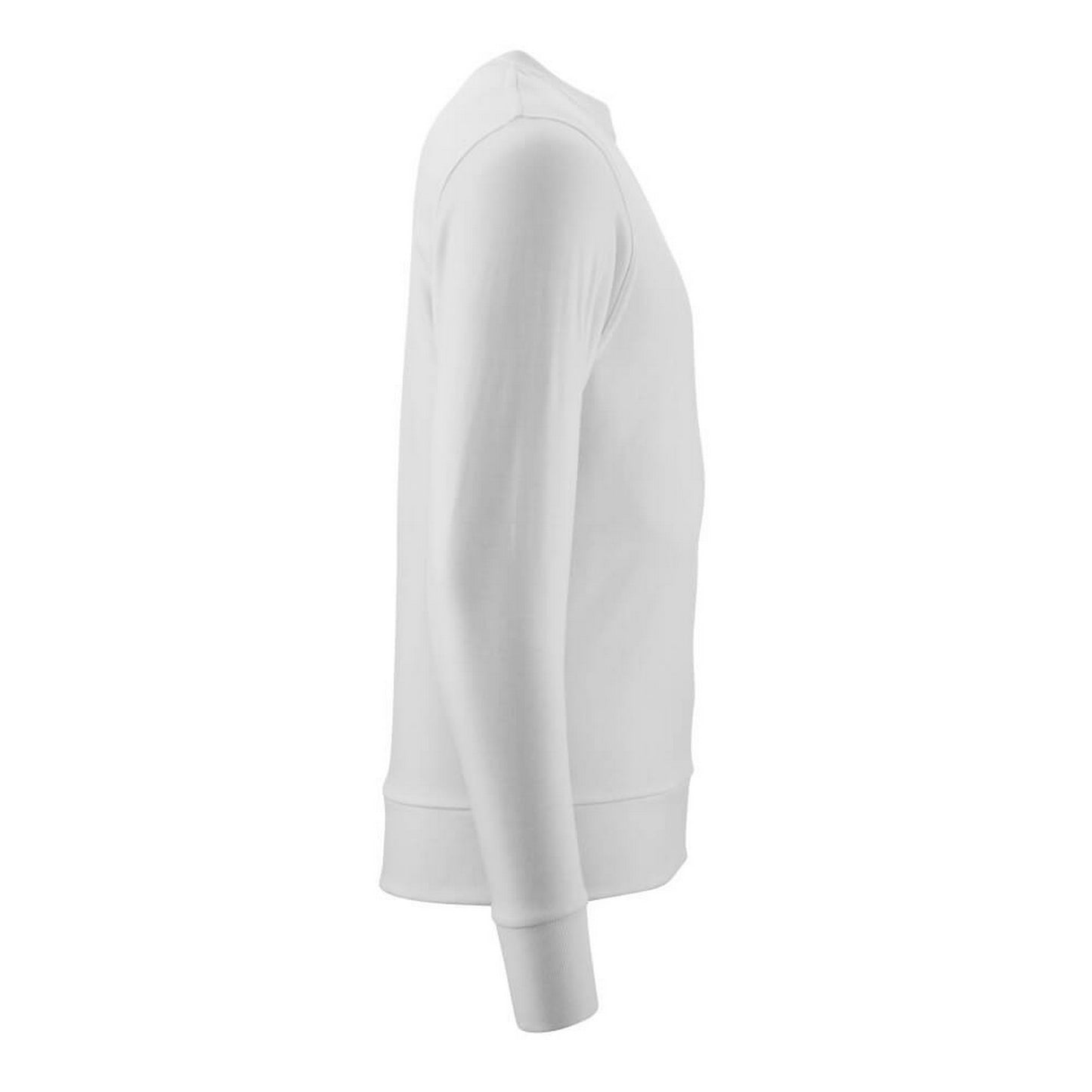 White - Side - Mascot Mens Crossover Modern Sweatshirt