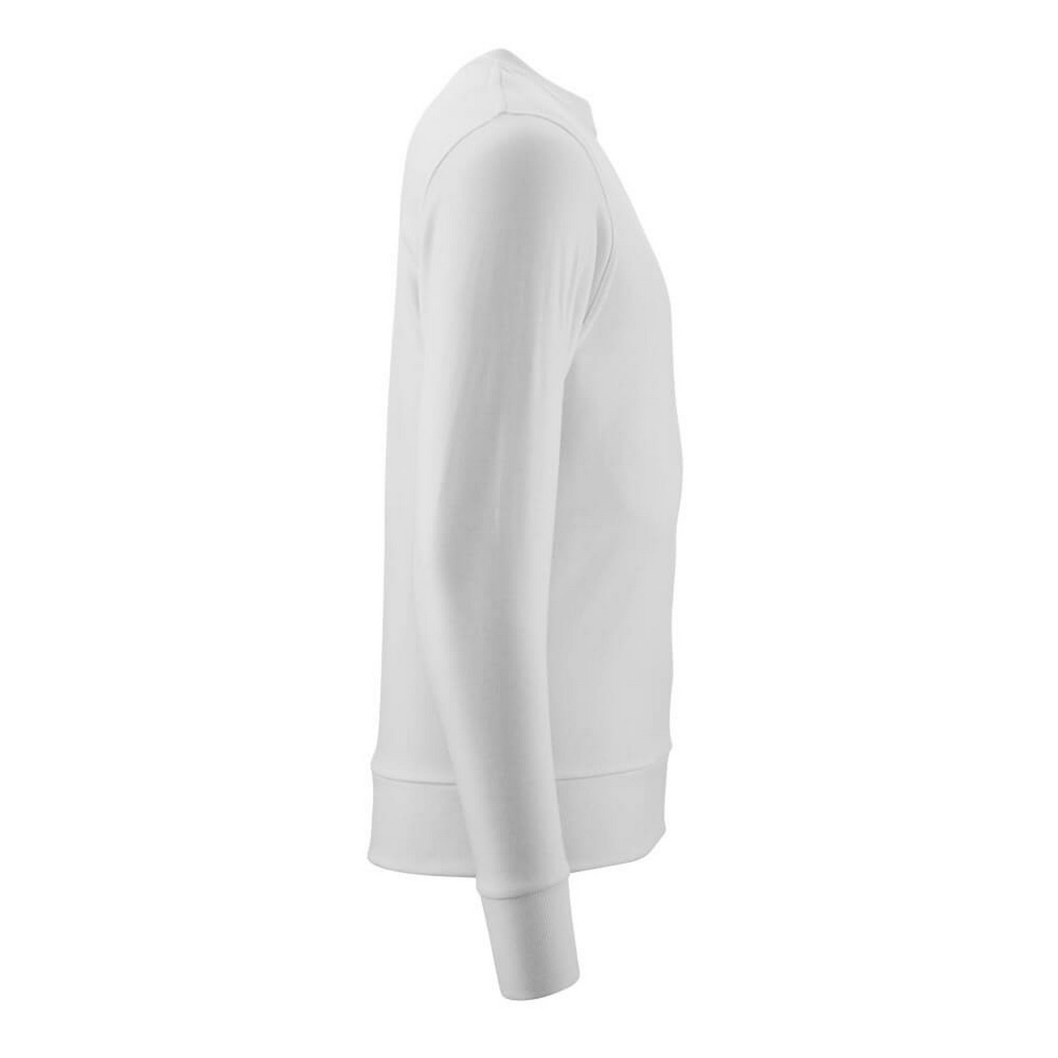 White - Side - Mascot Mens Crossover Modern Sweatshirt