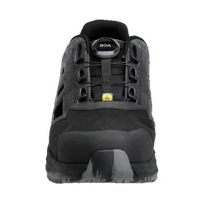 Black - Side - Mascot Womens-Ladies Footwear Accelerate Safety Sandals