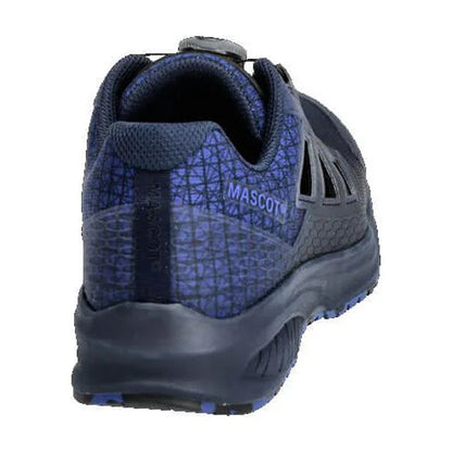 Dark Navy-Azure Blue - Back - Mascot Womens-Ladies Footwear Accelerate Safety Sandals