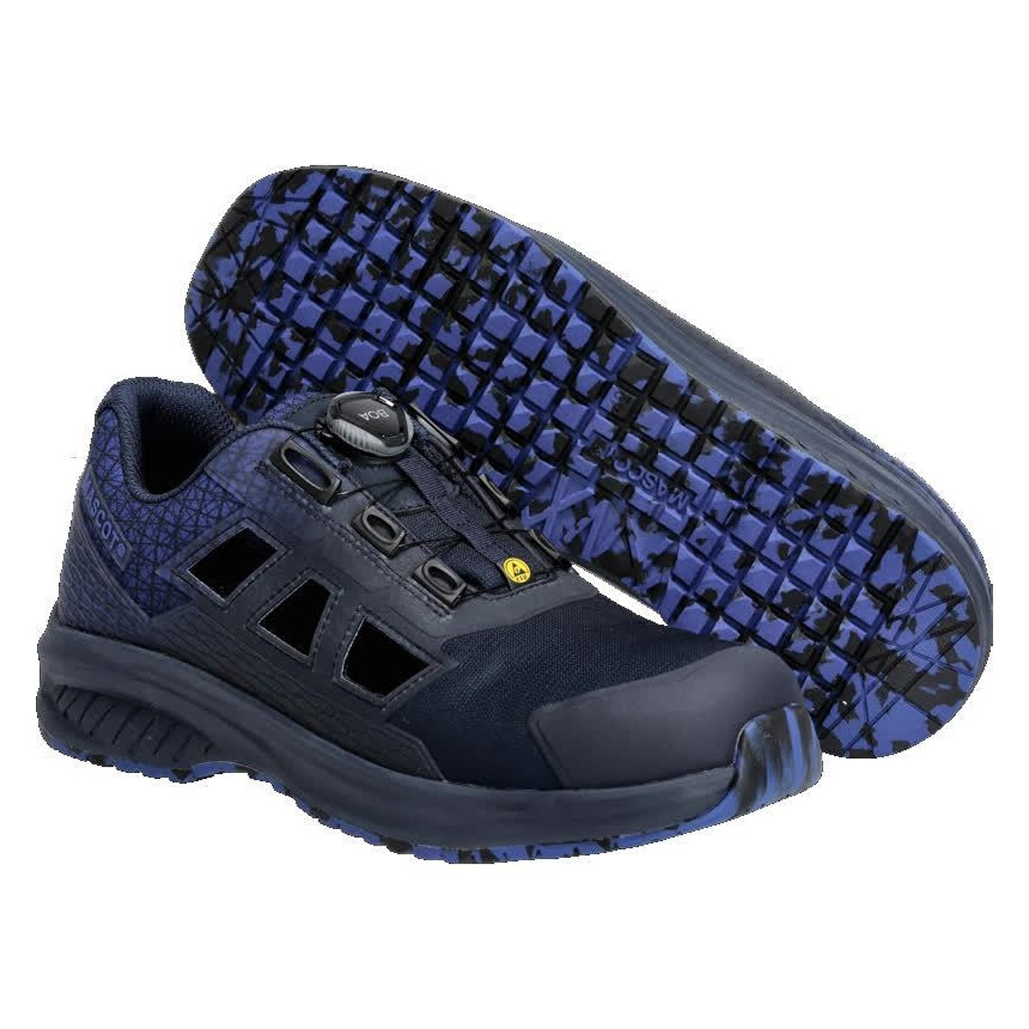 Dark Navy-Azure Blue - Lifestyle - Mascot Womens-Ladies Footwear Accelerate Safety Sandals