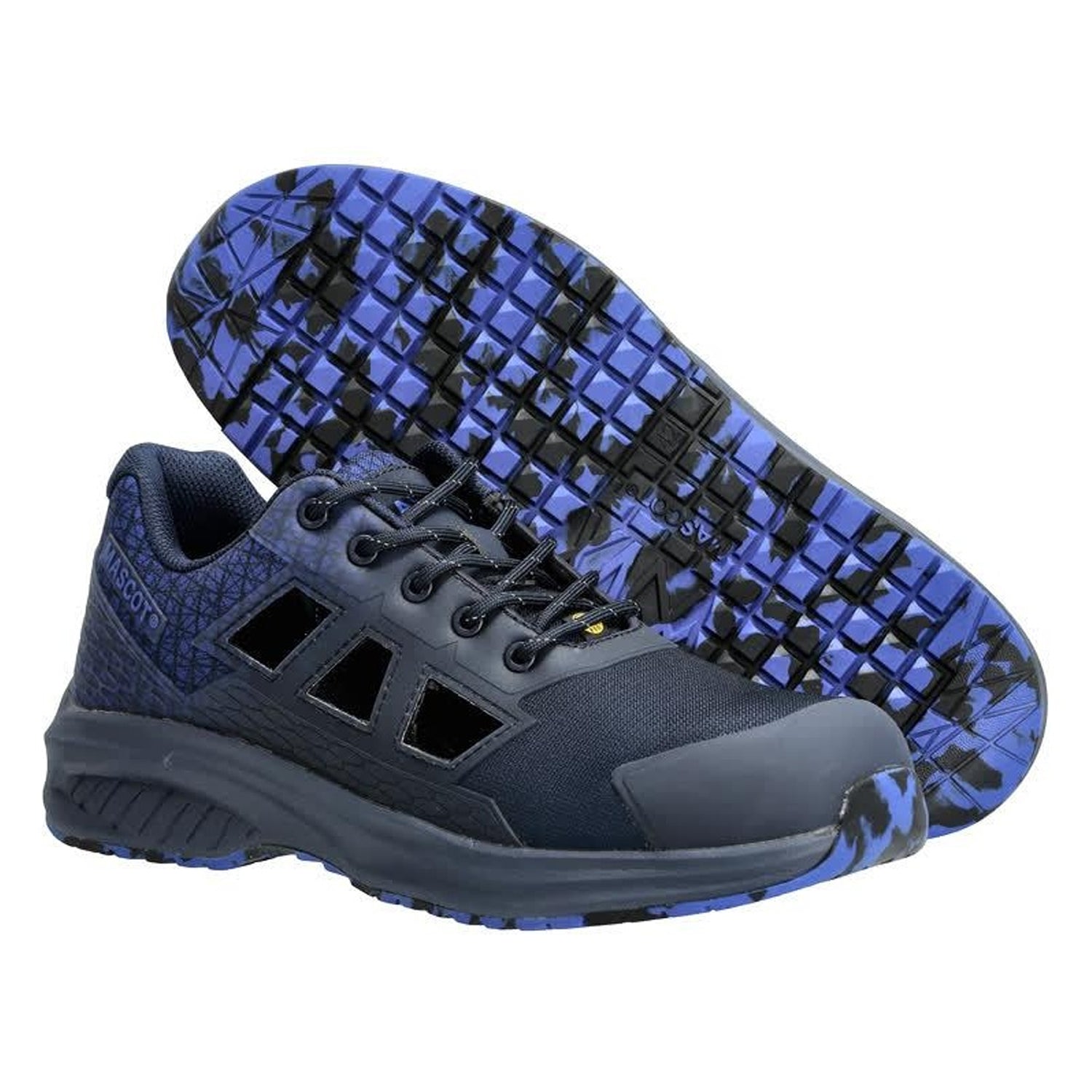 Dark Navy-Azure Blue - Lifestyle - Mascot Womens-Ladies Footwear Accelerate Lace Up Safety Sandals