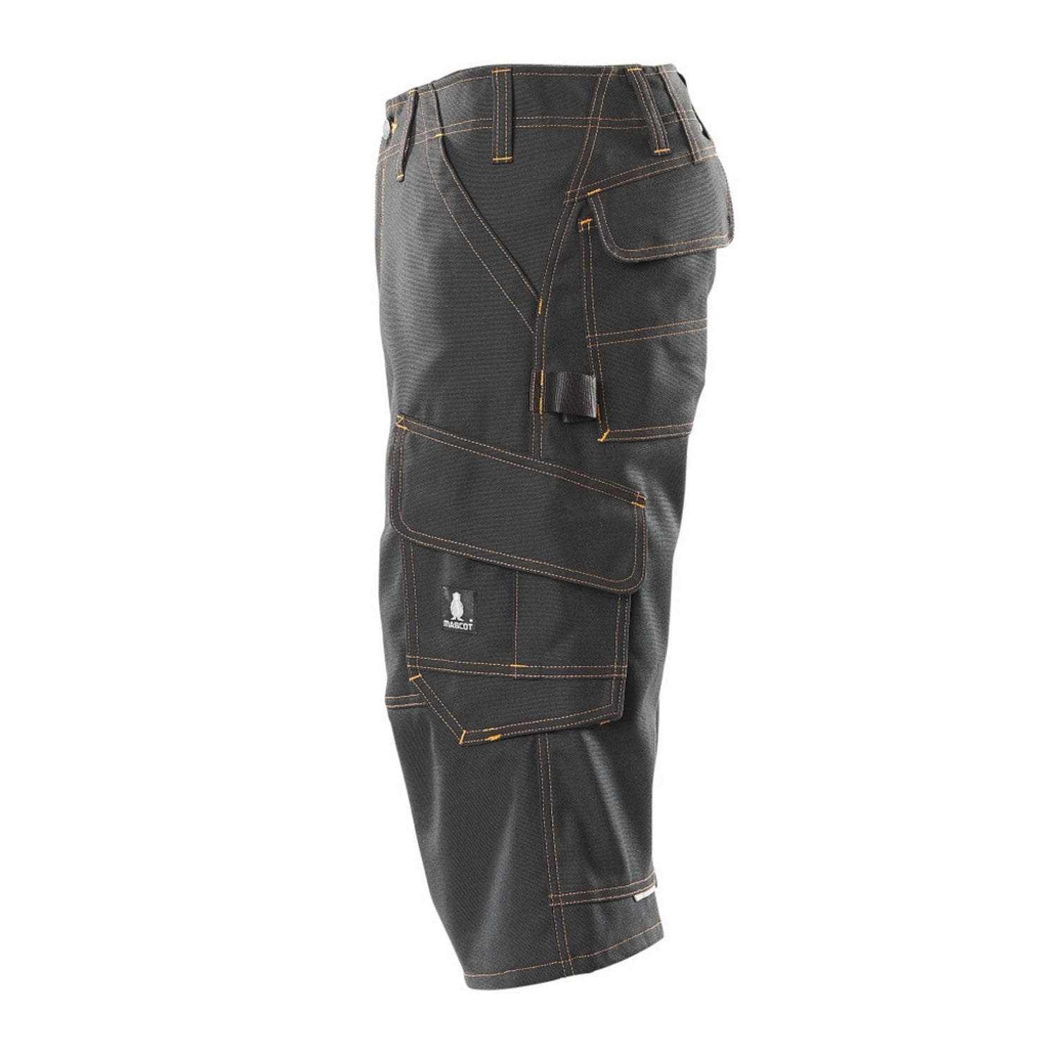 Black - Lifestyle - Mascot Mens Young Borba Long Length Work Shorts