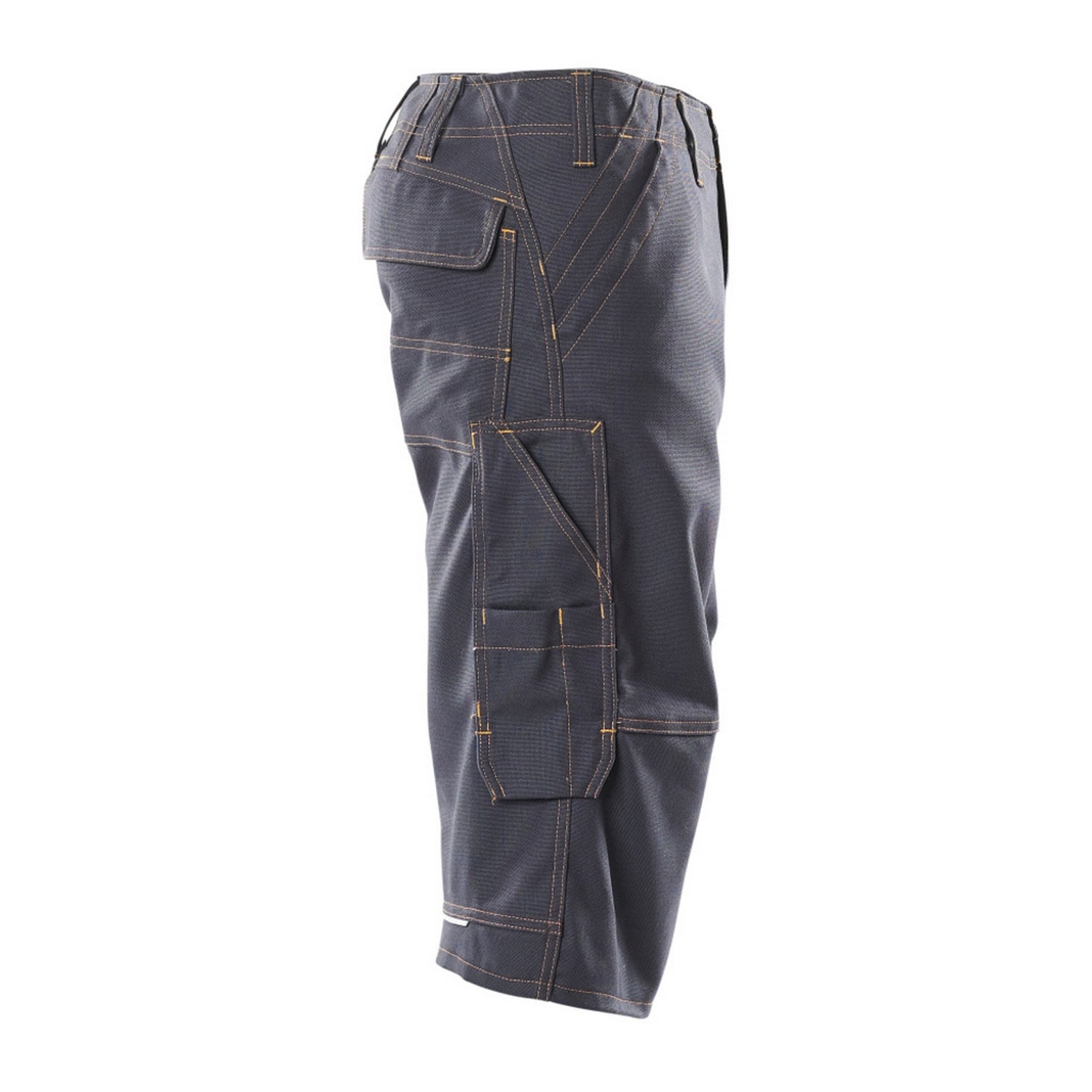 Dark Navy - Side - Mascot Mens Young Borba Long Length Work Shorts