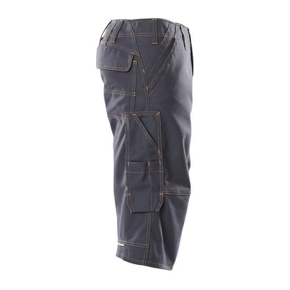 Dark Navy - Side - Mascot Mens Young Borba Long Length Work Shorts