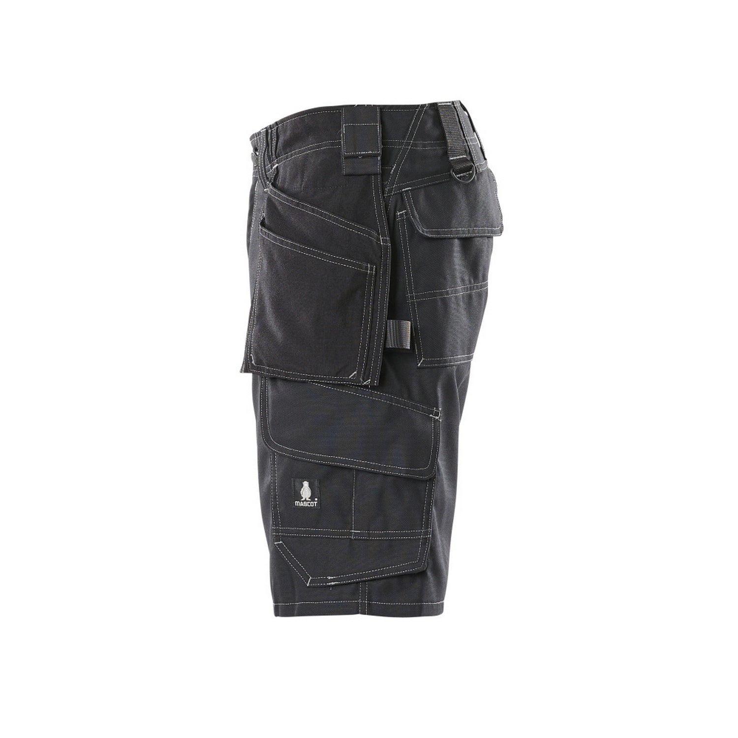 Black - Lifestyle - Mascot Mens Hardwear Zafra Holster Pocket Work Shorts