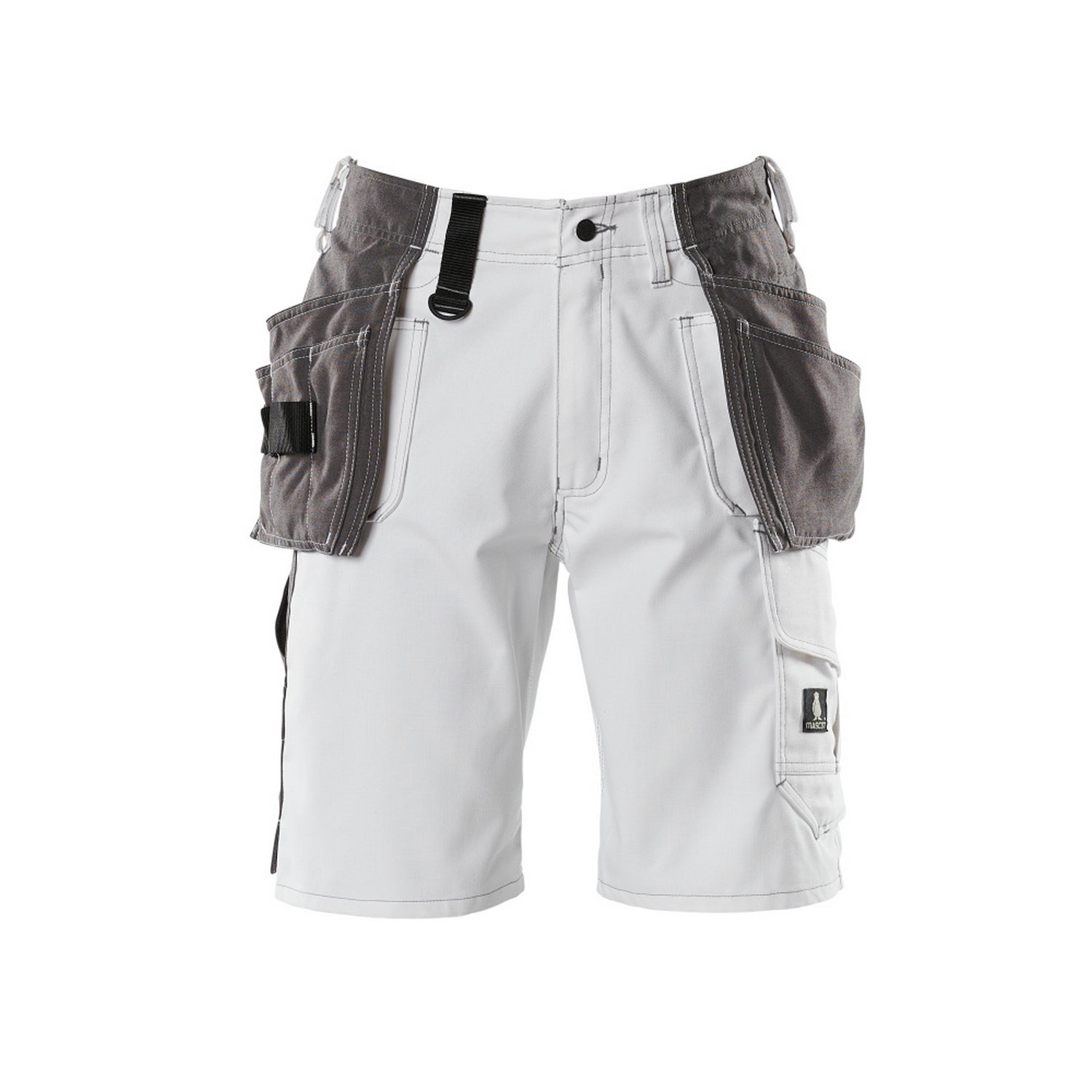 White - Front - Mascot Mens Hardwear Zafra Holster Pocket Work Shorts