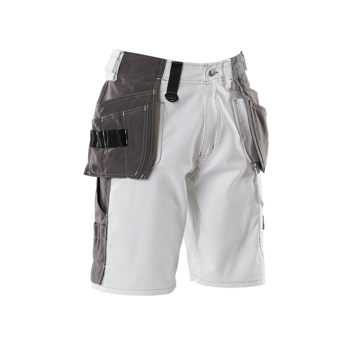 White - Side - Mascot Mens Hardwear Zafra Holster Pocket Work Shorts