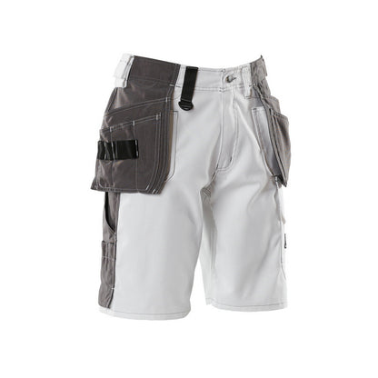 White - Side - Mascot Mens Hardwear Zafra Holster Pocket Work Shorts