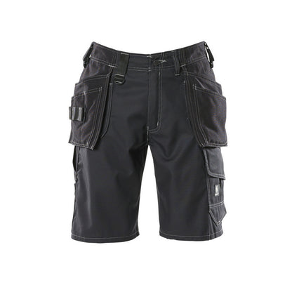 Black - Front - Mascot Mens Hardwear Zafra Holster Pocket Work Shorts