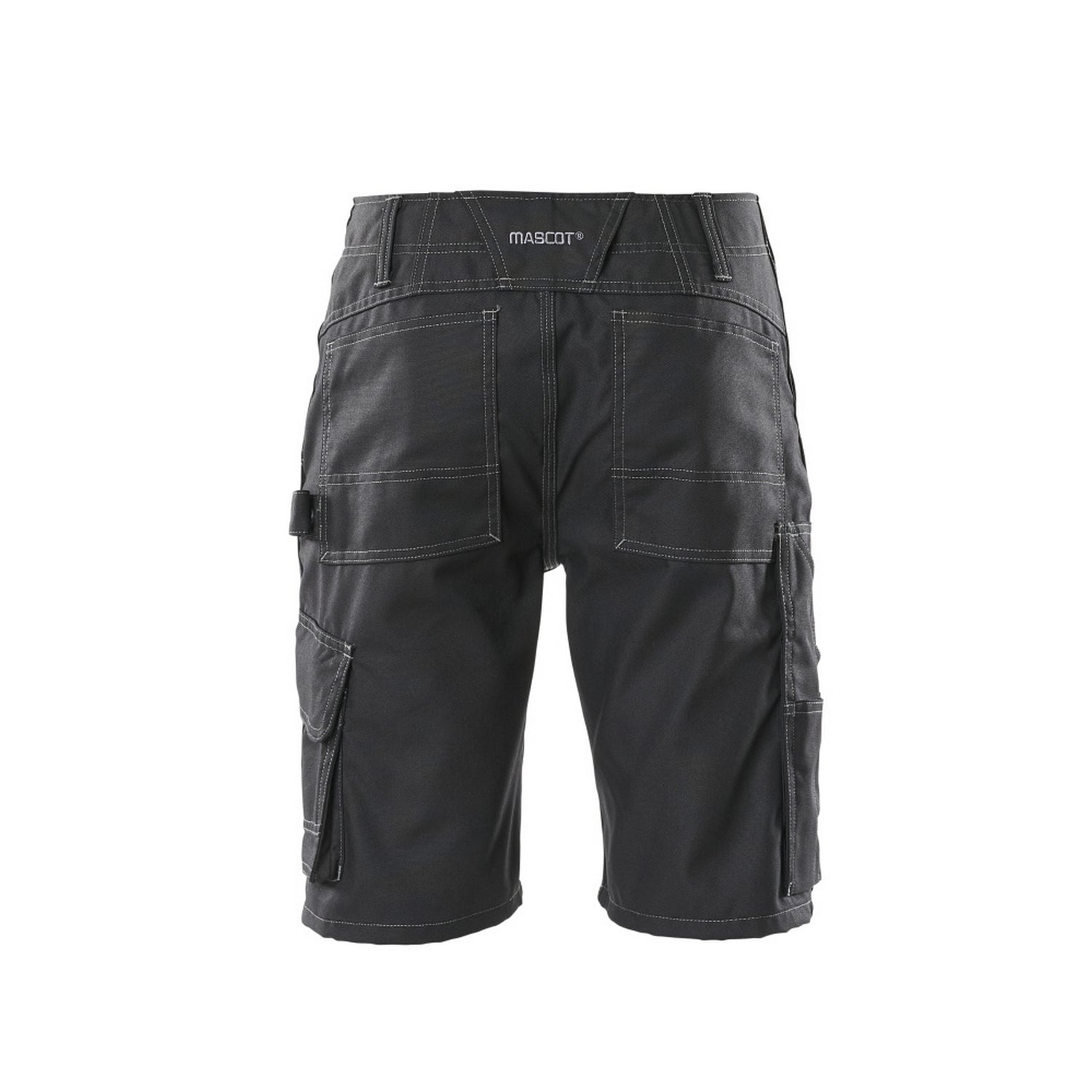 Black - Back - Mascot Mens Industry Charleston Work Shorts