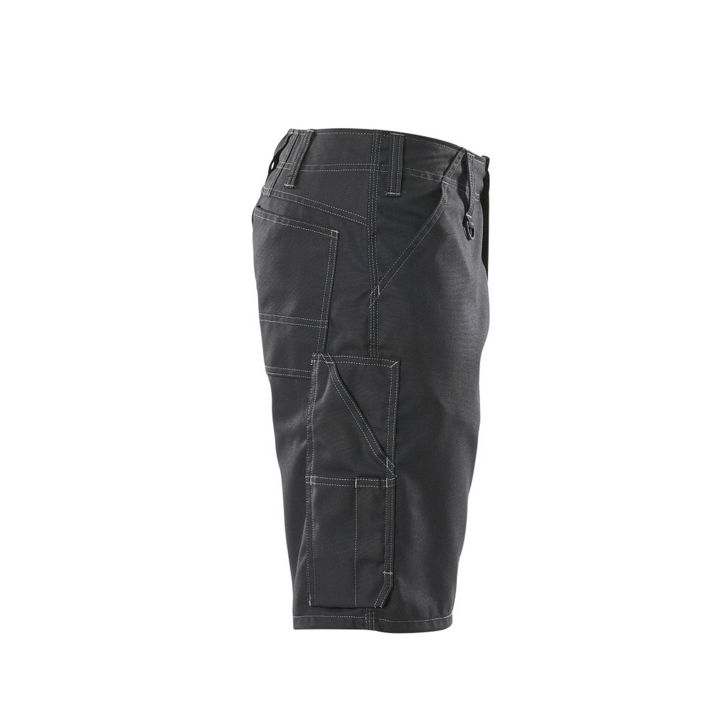 Black - Side - Mascot Mens Industry Charleston Work Shorts