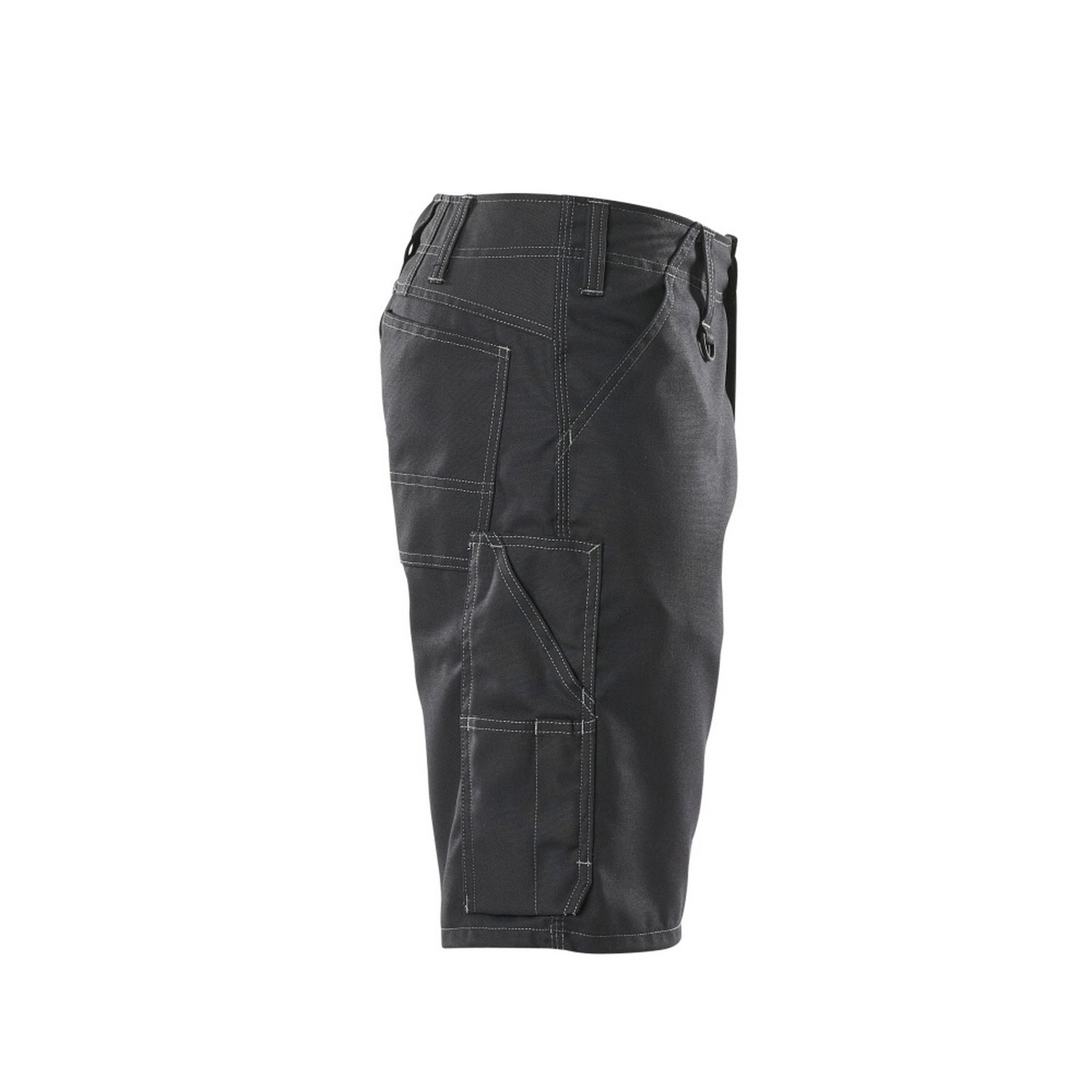 Black - Side - Mascot Mens Industry Charleston Work Shorts