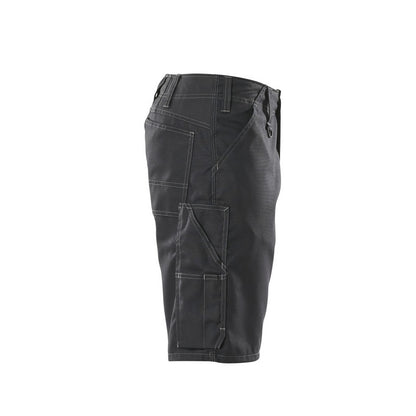 Black - Side - Mascot Mens Industry Charleston Work Shorts