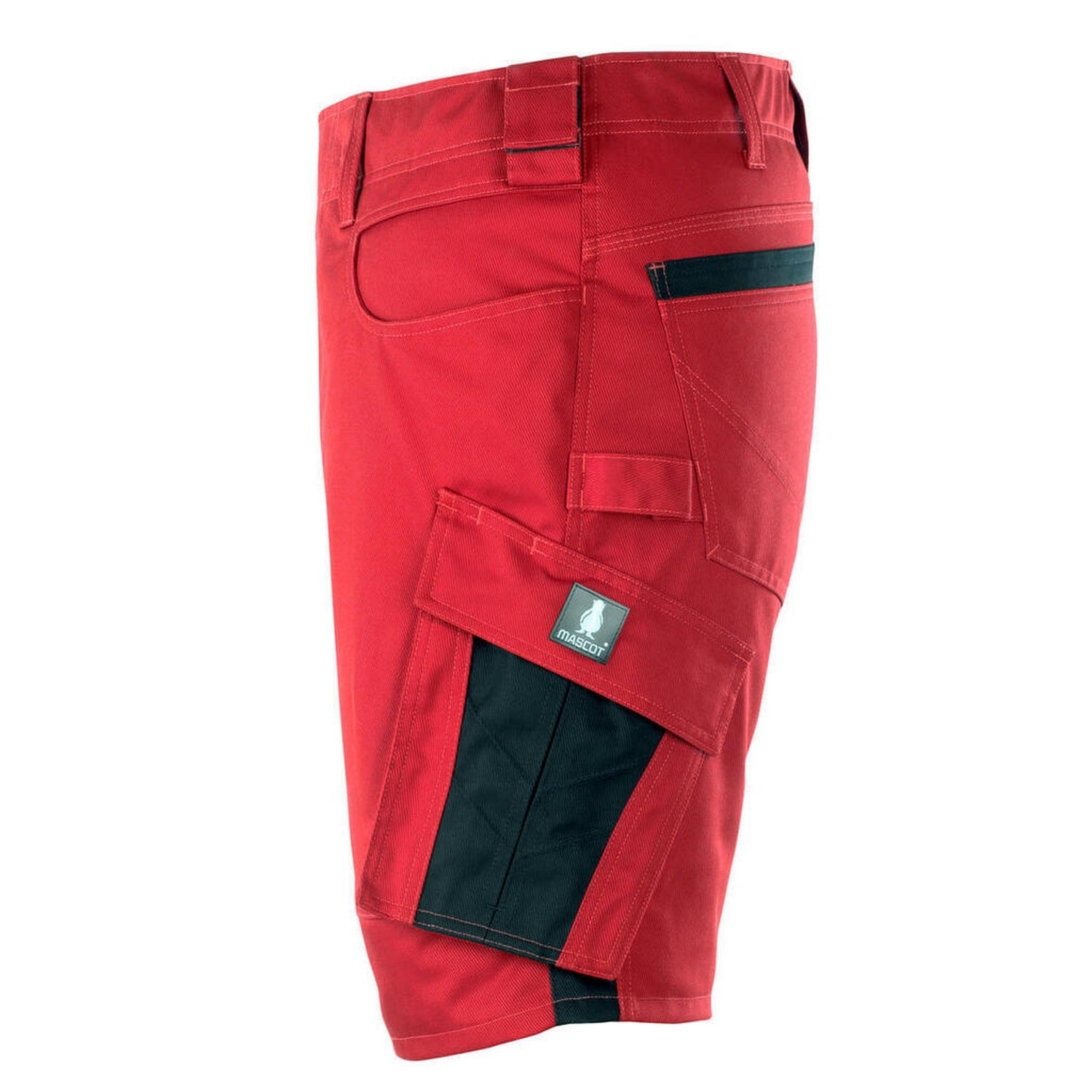 Red-Black - Lifestyle - Mascot Mens Unique Stuttgart Work Shorts
