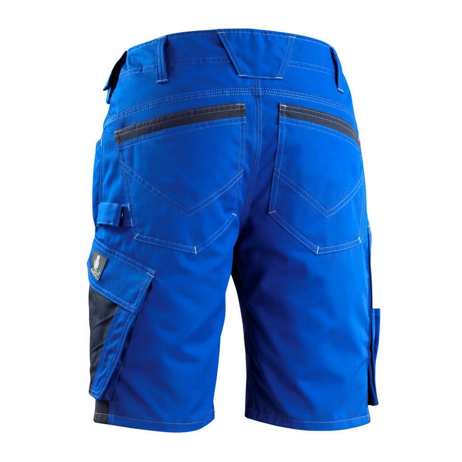 Royal Blue-Dark Navy - Back - Mascot Mens Unique Stuttgart Work Shorts