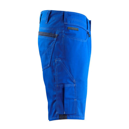 Royal Blue-Dark Navy - Side - Mascot Mens Unique Stuttgart Work Shorts