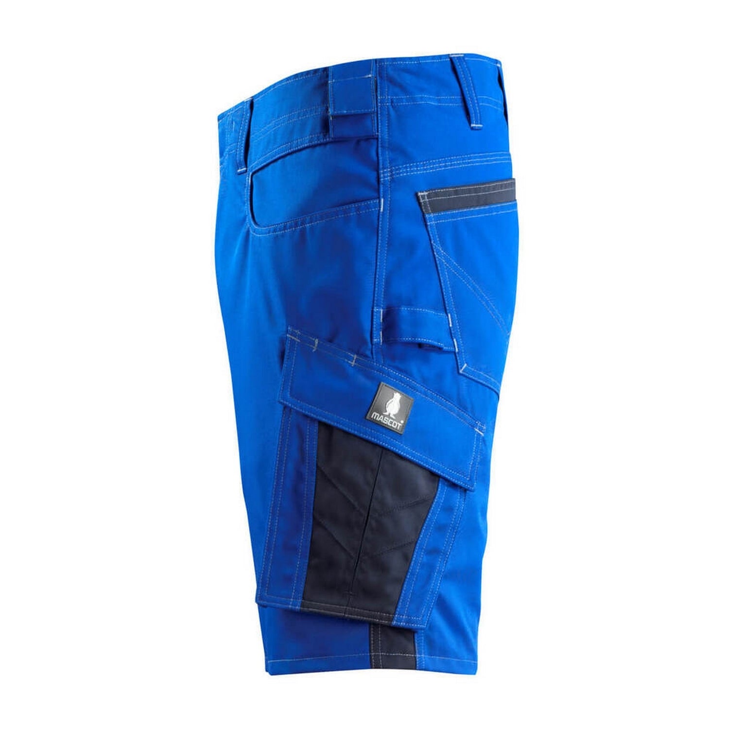 Royal Blue-Dark Navy - Lifestyle - Mascot Mens Unique Stuttgart Work Shorts