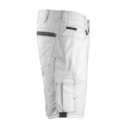 White-Dark Anthracite - Side - Mascot Mens Unique Stuttgart Work Shorts