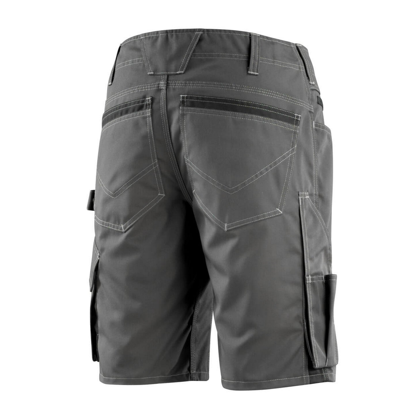 Dark Anthracite-Black - Back - Mascot Mens Unique Stuttgart Work Shorts