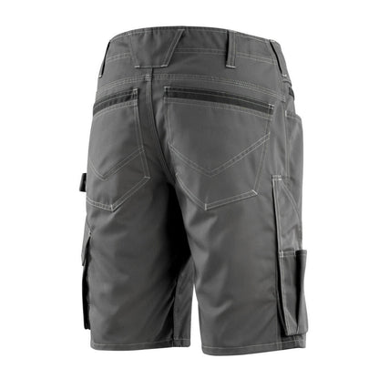 Dark Anthracite-Black - Back - Mascot Mens Unique Stuttgart Work Shorts