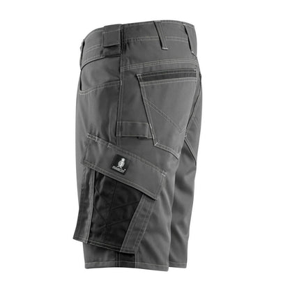 Dark Anthracite-Black - Side - Mascot Mens Unique Stuttgart Work Shorts