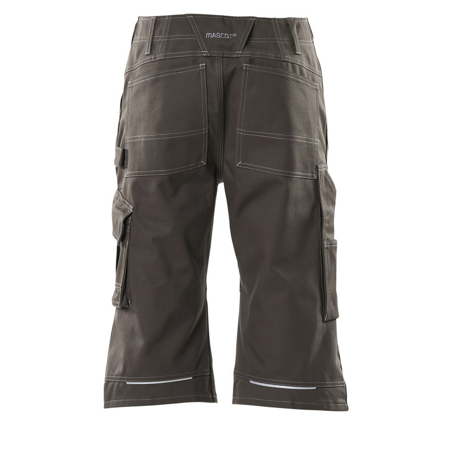 Dark Anthracite - Back - Mascot Mens Industry Hartford Long Length Work Shorts