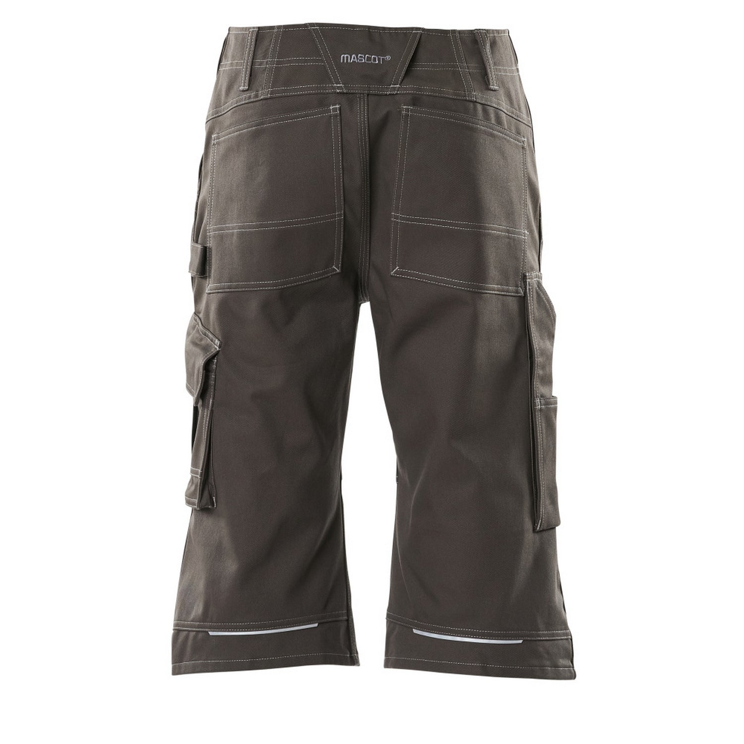 Dark Anthracite - Back - Mascot Mens Industry Hartford Long Length Work Shorts