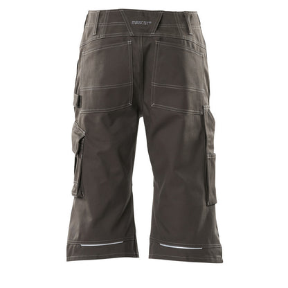 Dark Anthracite - Back - Mascot Mens Industry Hartford Long Length Work Shorts