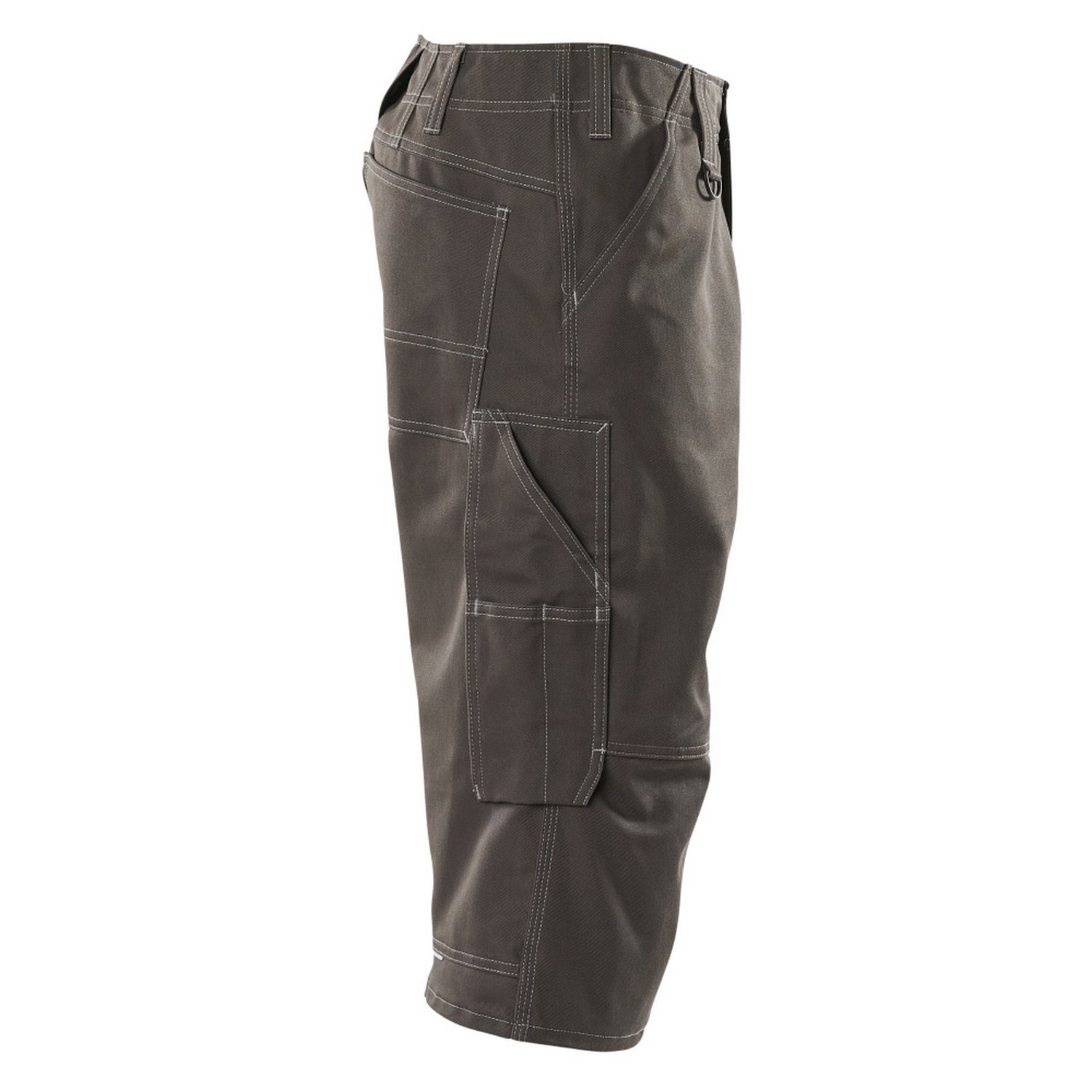 Dark Anthracite - Side - Mascot Mens Industry Hartford Long Length Work Shorts