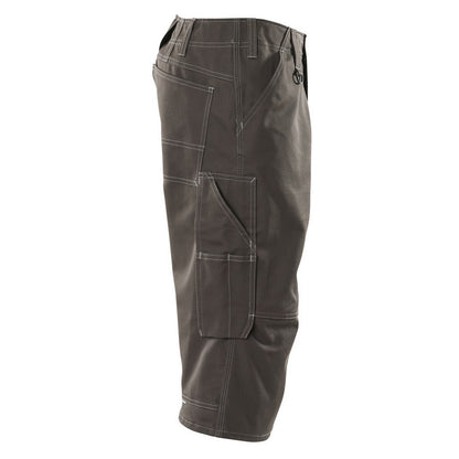 Dark Anthracite - Side - Mascot Mens Industry Hartford Long Length Work Shorts
