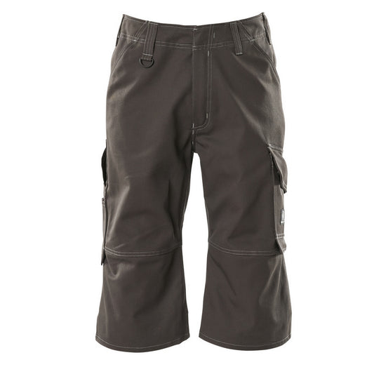 Dark Anthracite - Front - Mascot Mens Industry Hartford Long Length Work Shorts