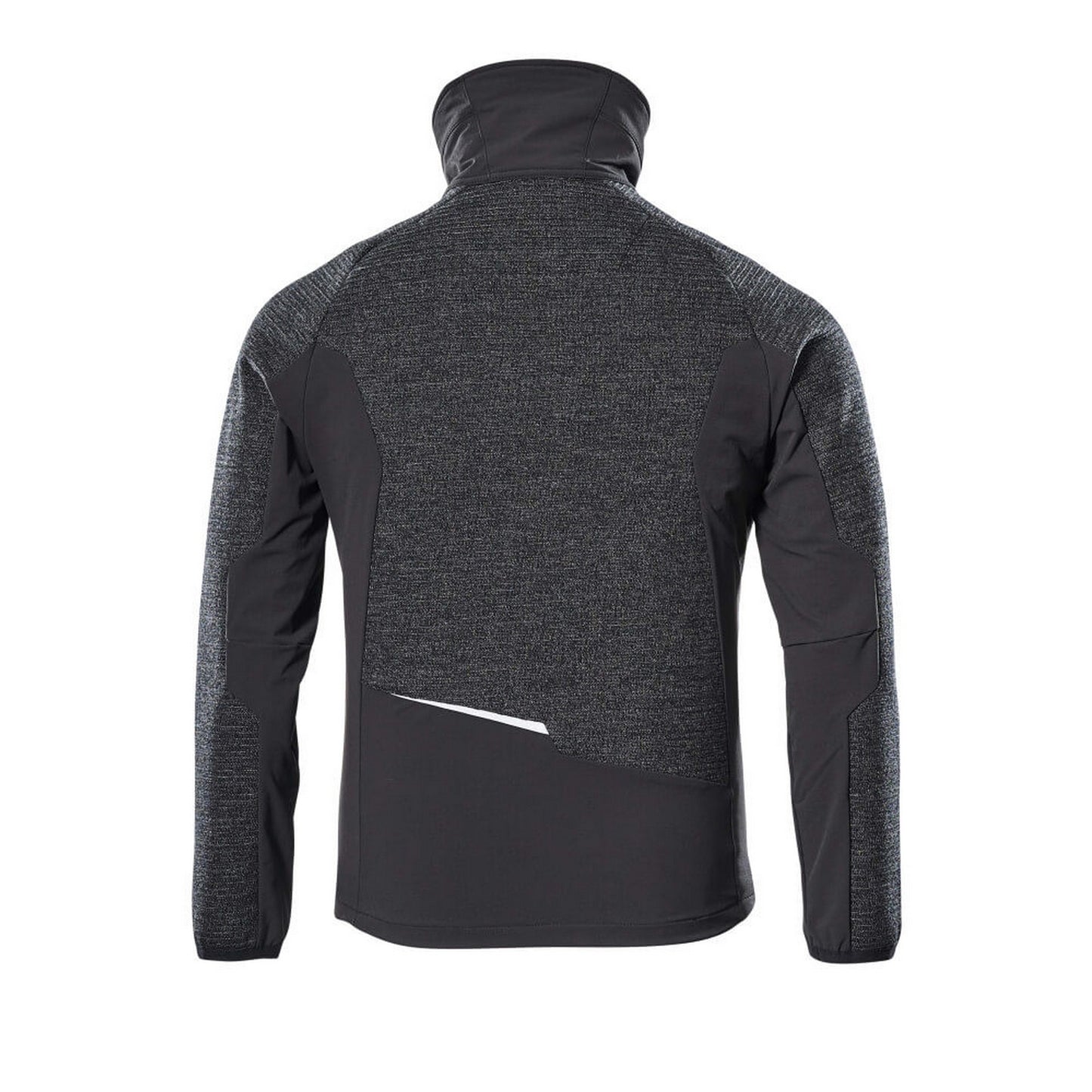 Black - Back - Mascot Mens Advanced Knitted Full Zip Jacket