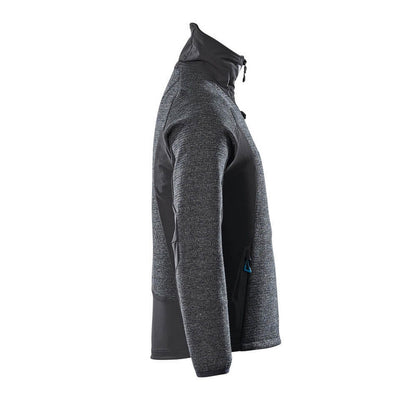 Black - Side - Mascot Mens Advanced Knitted Full Zip Jacket