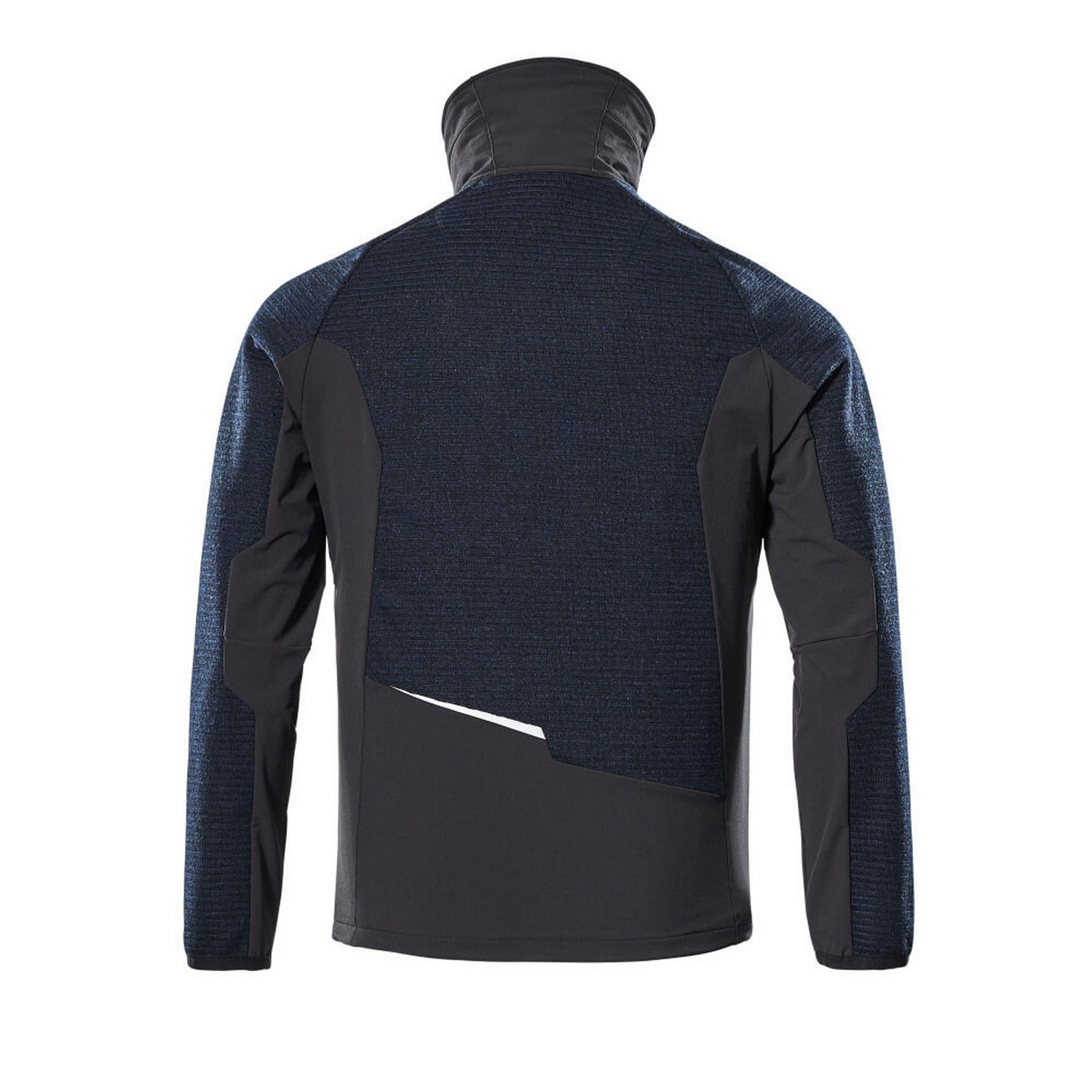 Dark Navy-Black - Back - Mascot Mens Advanced Knitted Full Zip Jacket