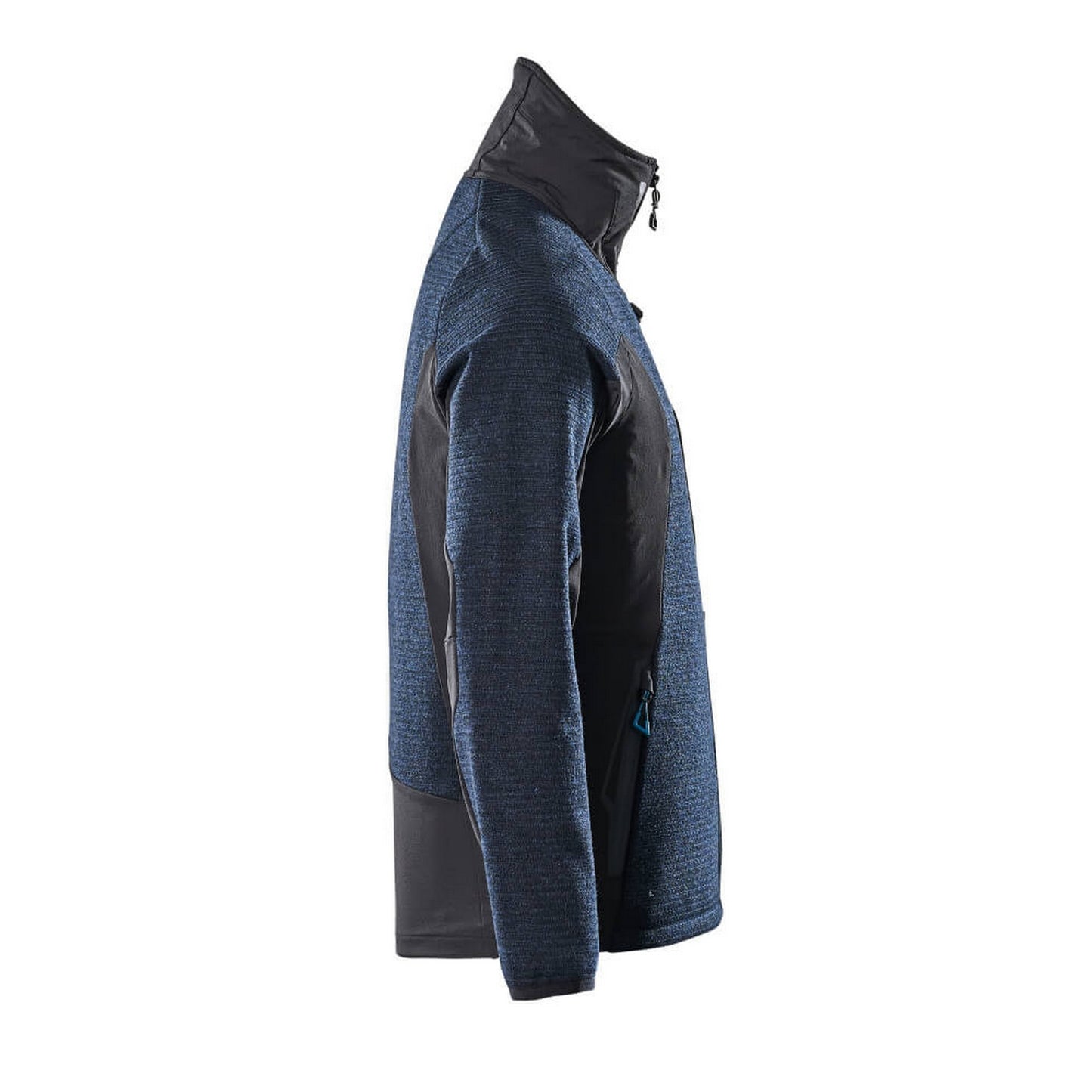 Dark Navy-Black - Side - Mascot Mens Advanced Knitted Full Zip Jacket