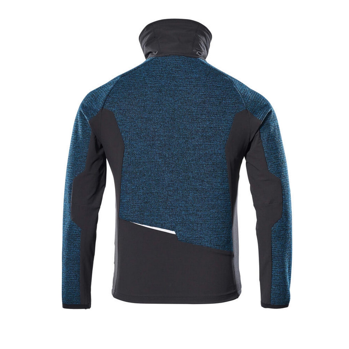 Dark Petroleum-Black - Back - Mascot Mens Advanced Knitted Full Zip Jacket