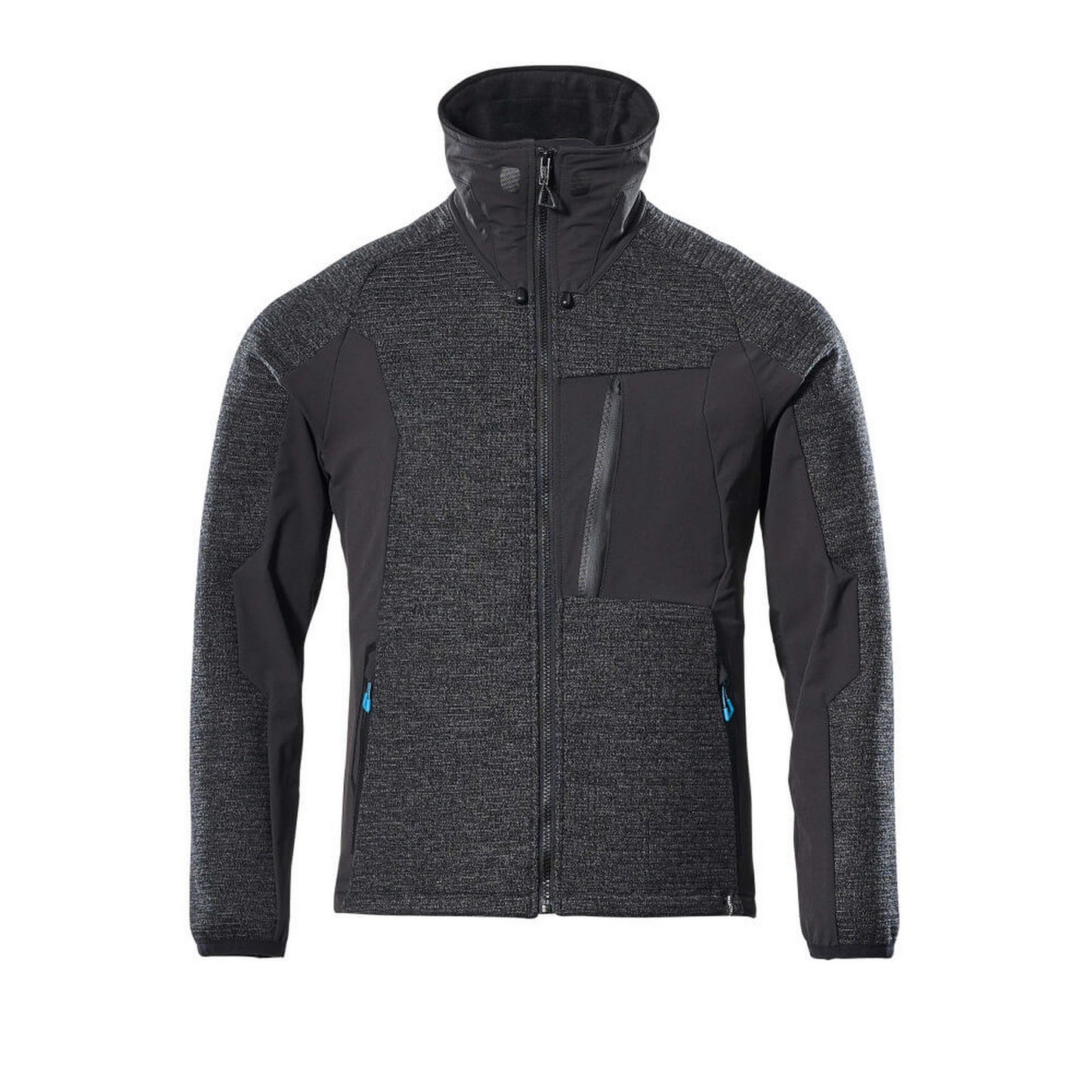 Black - Front - Mascot Mens Advanced Knitted Full Zip Jacket